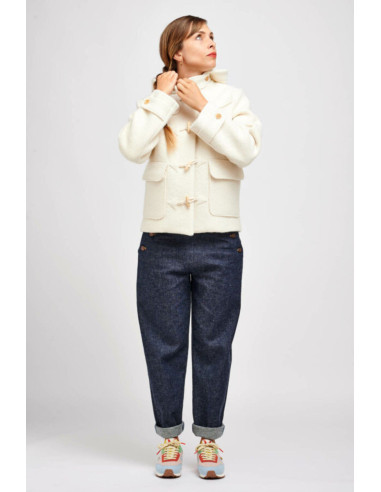 Patrón de abrigo duffle coat Rê - I am patterns