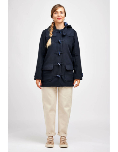 Patrón de abrigo duffle coat Rê - I am patterns