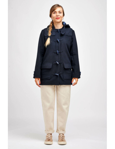 Patrón de abrigo duffle coat Rê - I am patterns
