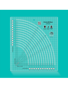 Regla Oval All Ways Creative Grids 2