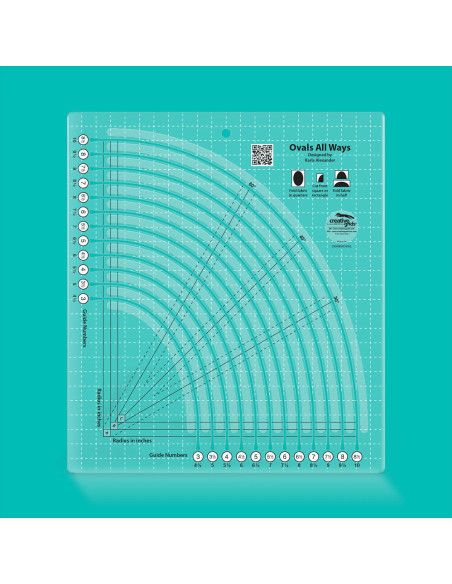 Regla Oval All Ways Creative Grids