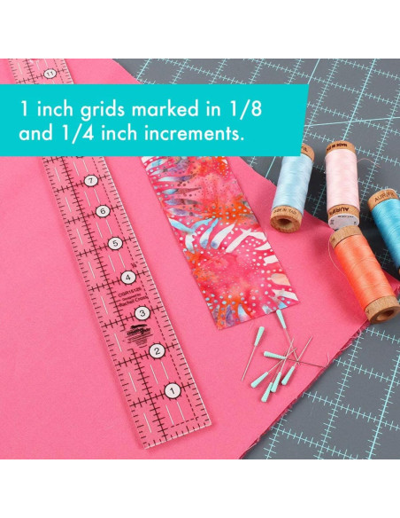 Regla rectangular para acolchado 1.5" x 12.5" Creative Grids
