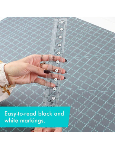 Regla rectangular para acolchado 1.5" x 12.5" Creative Grids