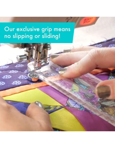 Regla Slim Machine Quilting Tool Creative Grids