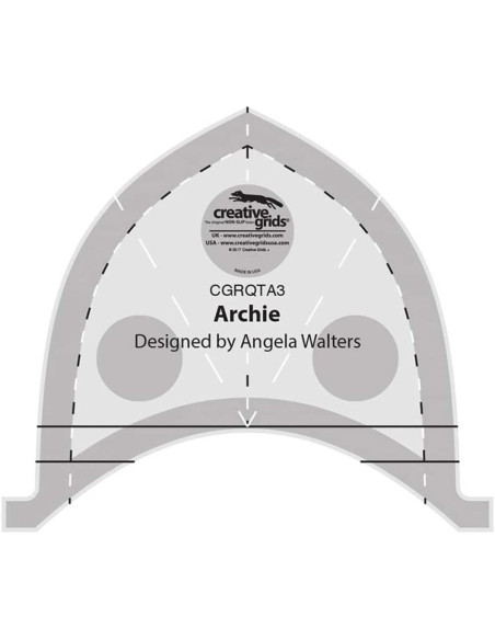 Regla Archie Herramienta de Acolchado a Máquina Creative Grids