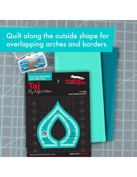 Regla Taj Herramienta de Acolchado a Máquina Creative Grids