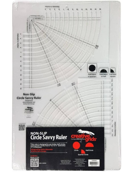 Regla Circle Savvy 11.75" x 18.5" Creative Grids