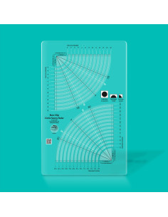 Regla Circle Savvy 11.75" x 18.5" Creative Grids 2