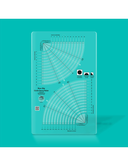 Regla Circle Savvy 11.75" x 18.5" Creative Grids