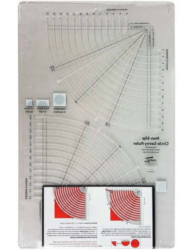 Regla Circle Savvy 11.75" x 18.5" Creative Grids