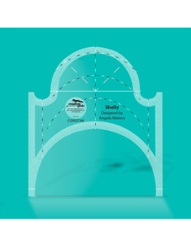 Regla Shelly Herramienta de Acolchado a Máquina Creative Grids