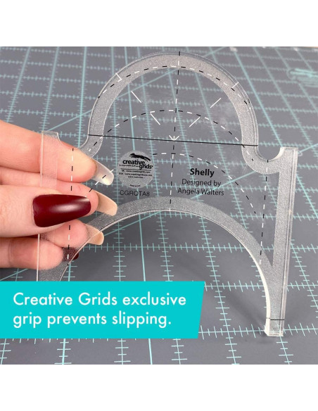 Regla Shelly Herramienta de Acolchado a Máquina Creative Grids
