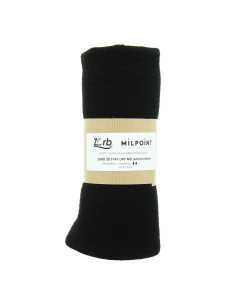 Cupón de tela absorbente mediana Zorb 3D Stay Dry antimicrobiana 50 x 75 cm - Negro