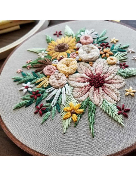 Kit de bordado - Cosecha Floral