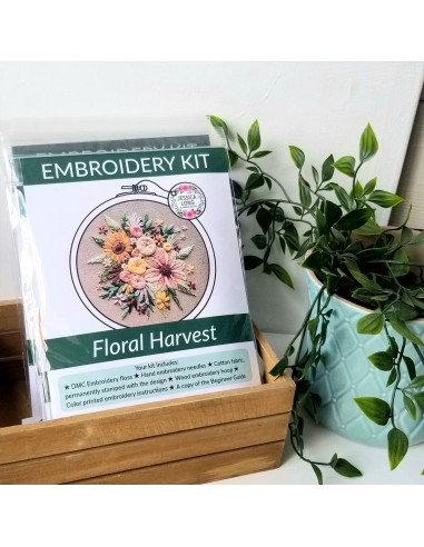 Kit de bordado - Cosecha Floral