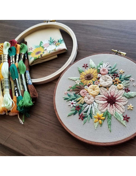 Kit de bordado - Cosecha Floral