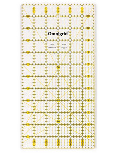 Regla patchwork Omnigrid 6 x 12 pulgadas