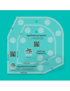 Conjunto de Plantillas de Reglas Bowl Cozy Creative Grids 2