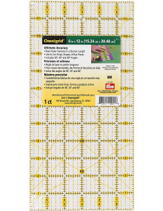 Regla patchwork Omnigrid 6 x 12 pulgadas 2