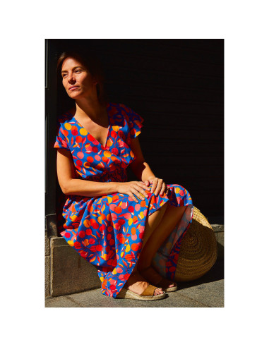 Patrón de blusa, falda y vestido Sifnos - Ikatee