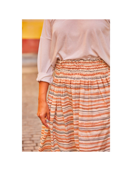 Patrón de blusa, falda y vestido Sifnos - Ikatee