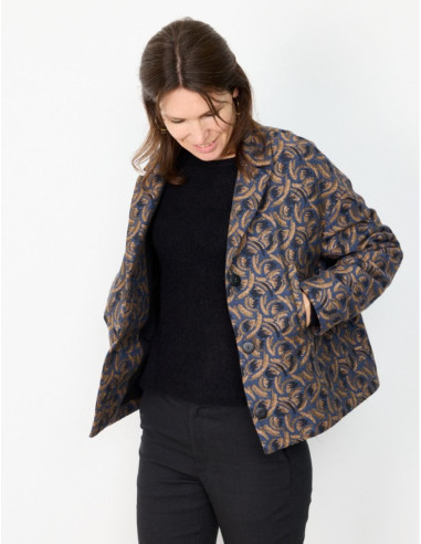 Patrón de abrigo o chaqueta oversize Flow - Atelier Scämmit
