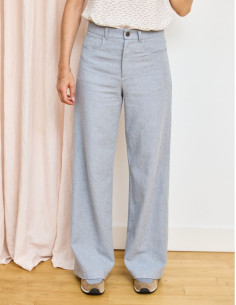 Patrón de pantalón ancho California - Atelier Scämmit