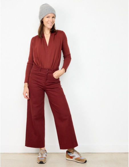 Patrón de pantalón ancho California - Atelier Scämmit