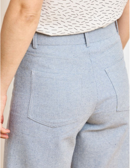 Patrón de pantalón ancho California - Atelier Scämmit