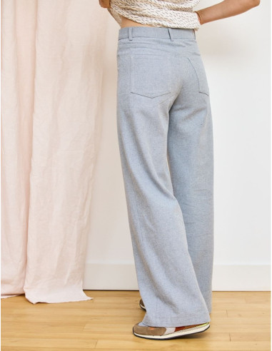 Patrón de pantalón ancho California - Atelier Scämmit
