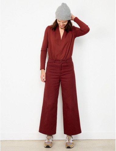 Patrón de pantalón ancho California - Atelier Scämmit
