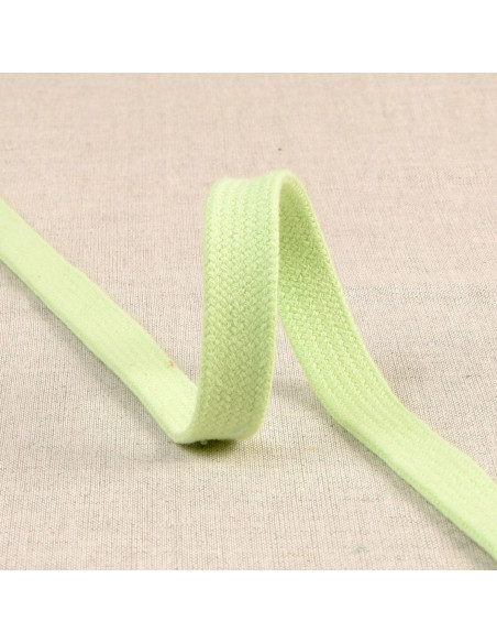 Cordón trenzado plano para sudadera - Verde Nilo