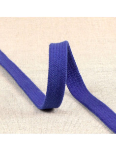 Cordón trenzado plano para sudadera - Azul real