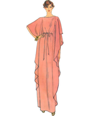 Patrón de caftán - Vogue 1886
