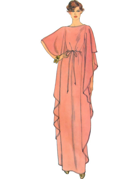 Patrón de caftán - Vogue 1886