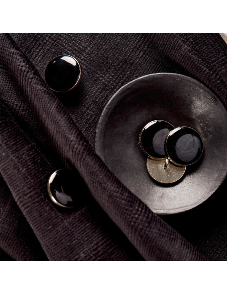 Tejido terciopelo Dandy Velvet Black - Atelier Brunette