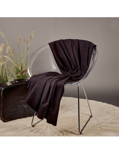 Tejido gabardina de algodón Black - Atelier Brunette