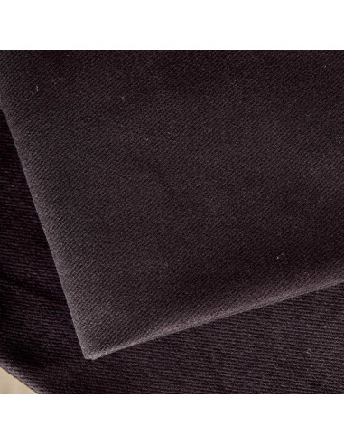 Tejido gabardina de algodón Black - Atelier Brunette