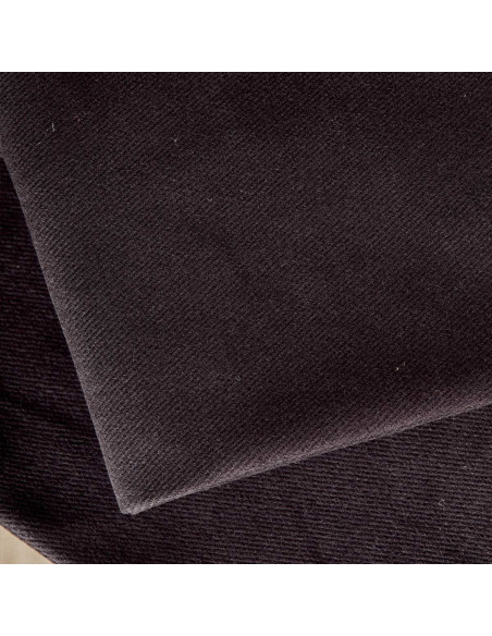 Tejido gabardina de algodón Black - Atelier Brunette