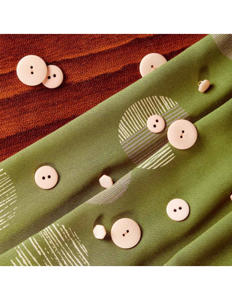 Tejido viscosa Jane Matcha Leaf - Atelier Brunette