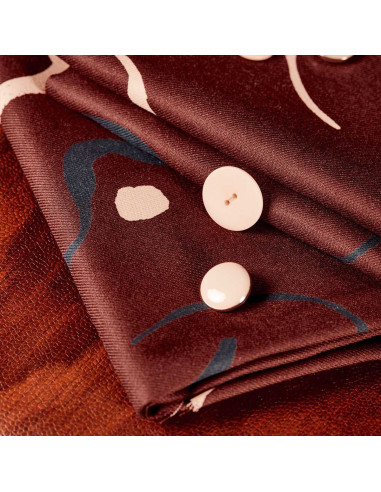 Tejido viscosa Misty Rust - Atelier Brunette