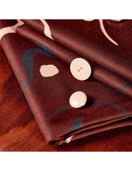 Tejido viscosa Misty Rust - Atelier Brunette