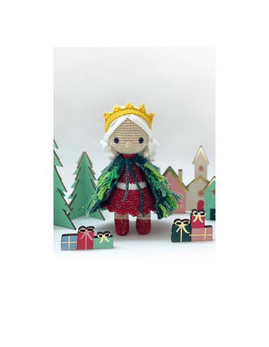 Libro de muñecas y amigurumis de Navidad a crochet