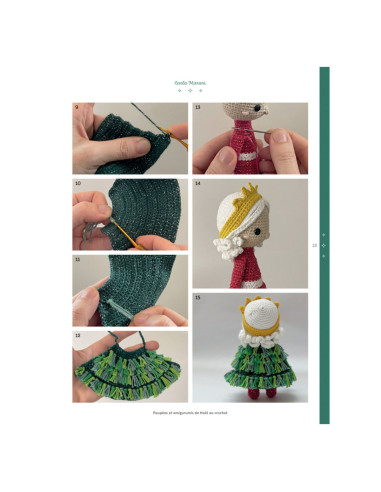 Libro de muñecas y amigurumis de Navidad a crochet