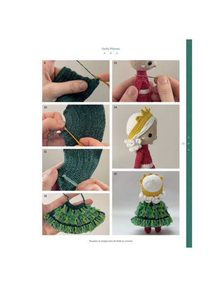 Libro de muñecas y amigurumis de Navidad a crochet