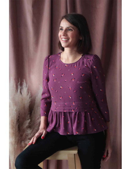 Tejido de crepé de viscosa Rêverie - Lise Tailor