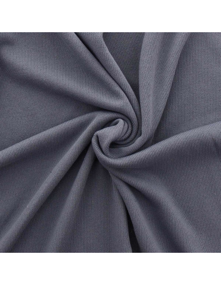 Tejido de punto jersey derecho - Gris azul