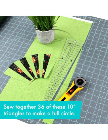 Regla triángulo 10° Creative Grids