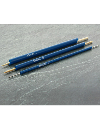 Herramienta para voltear cordones y cintas de tela Rascol
