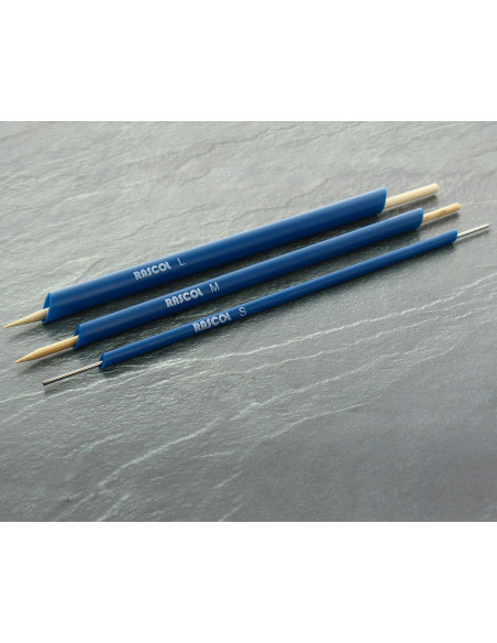 Herramienta para voltear cordones y cintas de tela Rascol